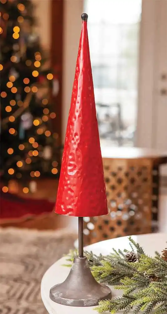 Believe Top Hat Tree Hugger Christmas Decorative Sign CWI