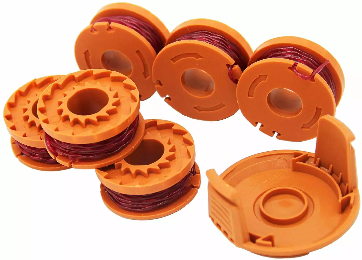 6-Piece Grass Trimmer Line Set 20V Trimmers & 1 Spool Cap. Synergistic WG180. WG163. WA0010 Models Rawiri