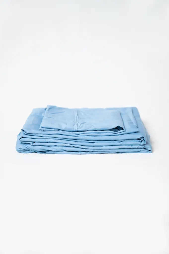 4 Piece Sapphire Brushed Microfiber Twin XL Hypoallergenic Sheet Set omne sleep