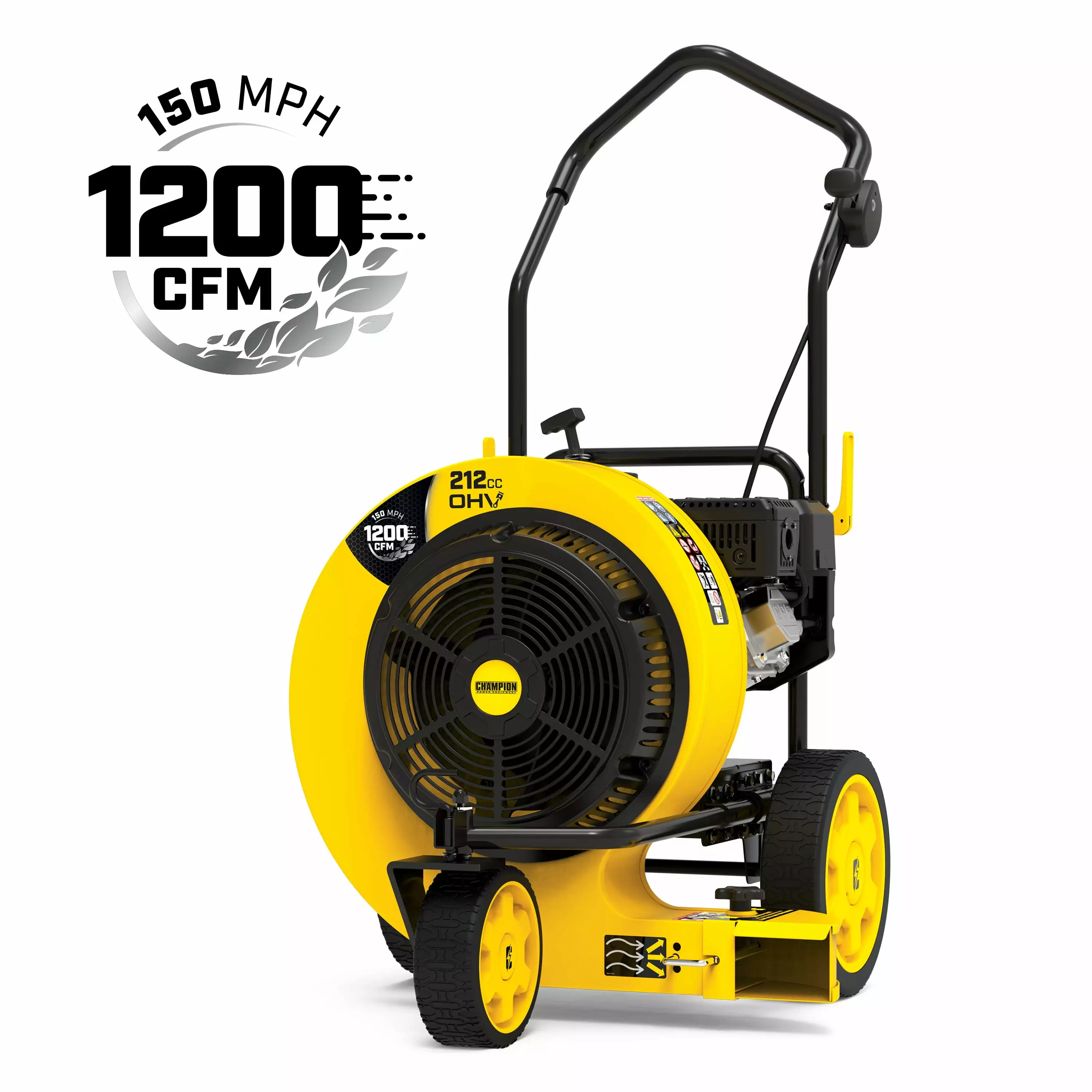 Champion Power Equipment 212cc 1200 CFM Walk Behind Leaf Blower