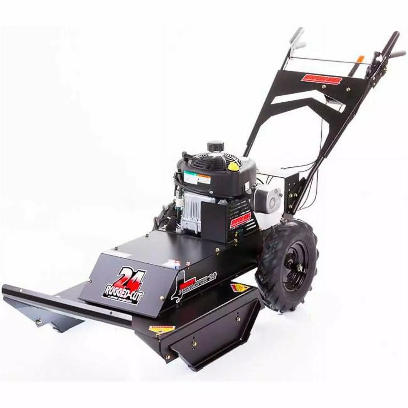 24 . WRC11524BS 11.5 HP Deck Walk Behind Briggs & Stratton Brush Cut Mower Heat Wave