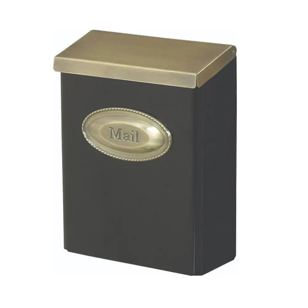 Gibraltar Mailboxes DVKW00AM Designer Wall Mount Mailbox Galvanized Steel Small Modern Mailbox
