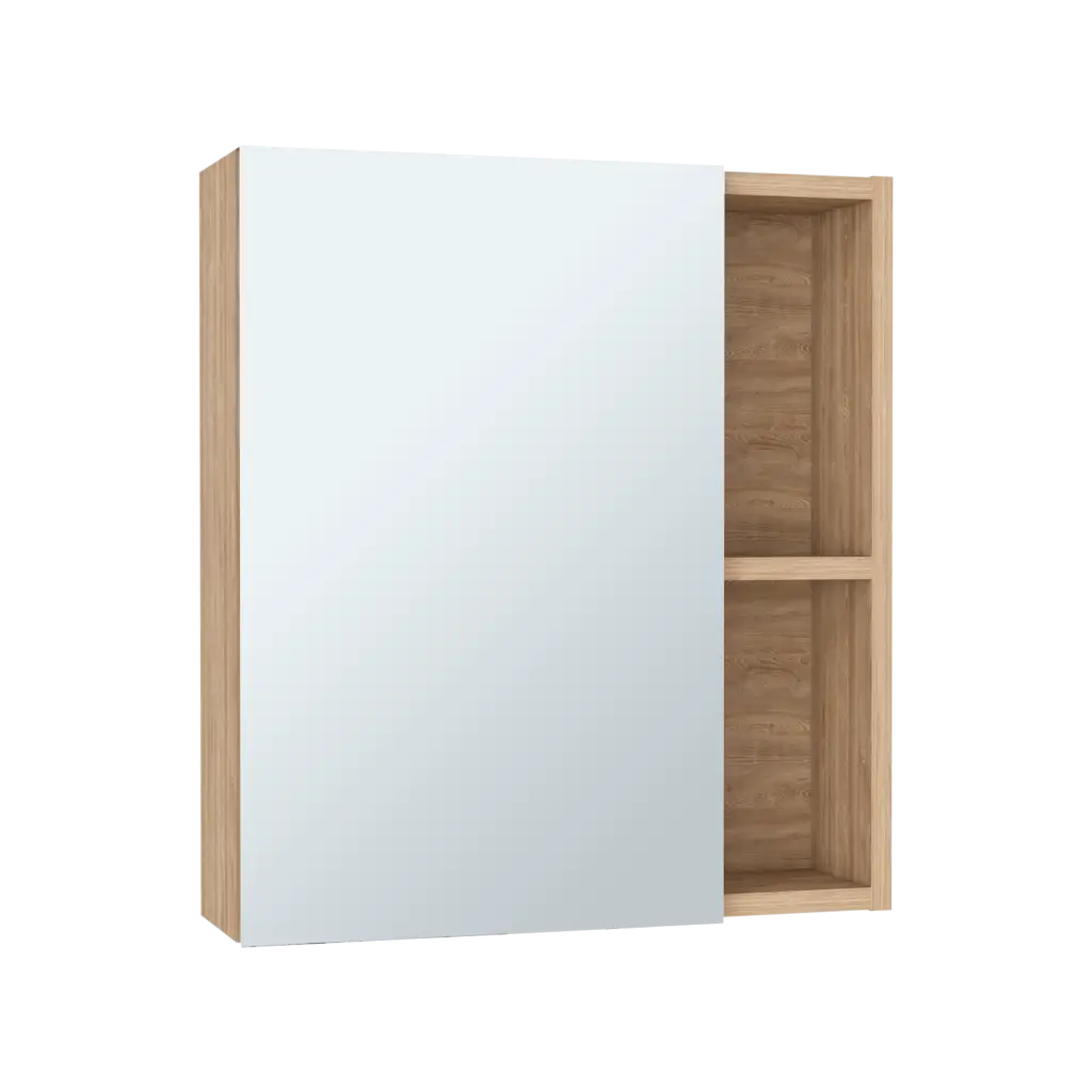 19 Inch Single Door Medicine Cabinet Mirror and Five Interior Shelves Bathroom Storage rta mubles colombia