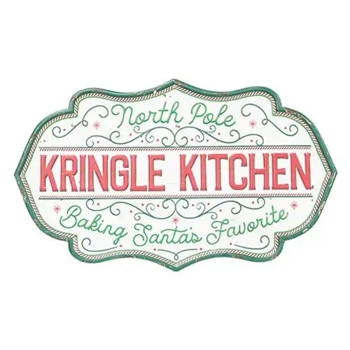 Beaded Distressed Christmas Sign Holiday Wall Art CWI