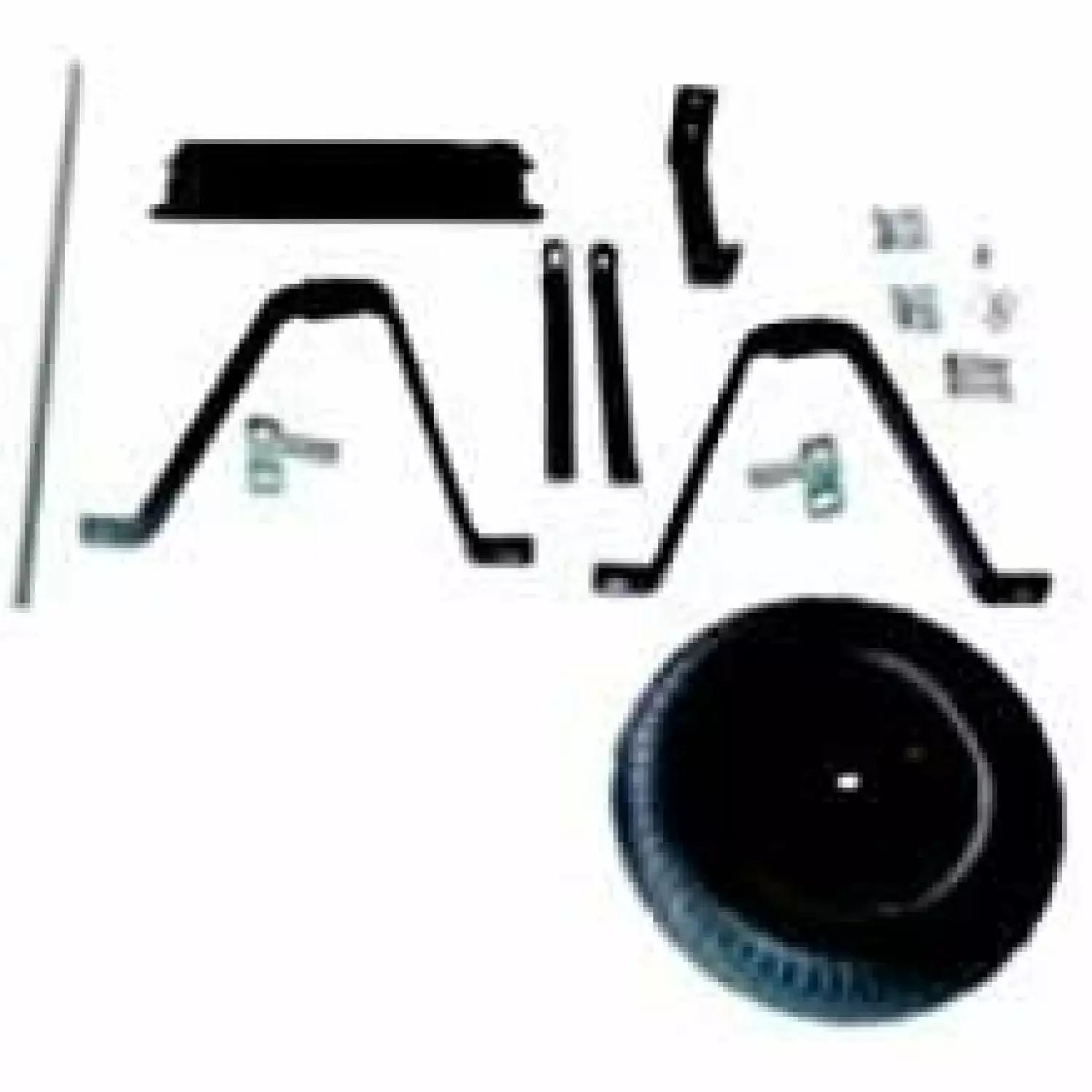 ZQRPCA BOX-6PMB-OR Parts & Block Tire 6 Cu' Steel Wheelbarrow
