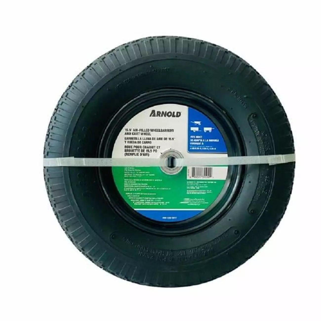 15.5 . Wheelbarrow Wheel Steel - 350 lbs