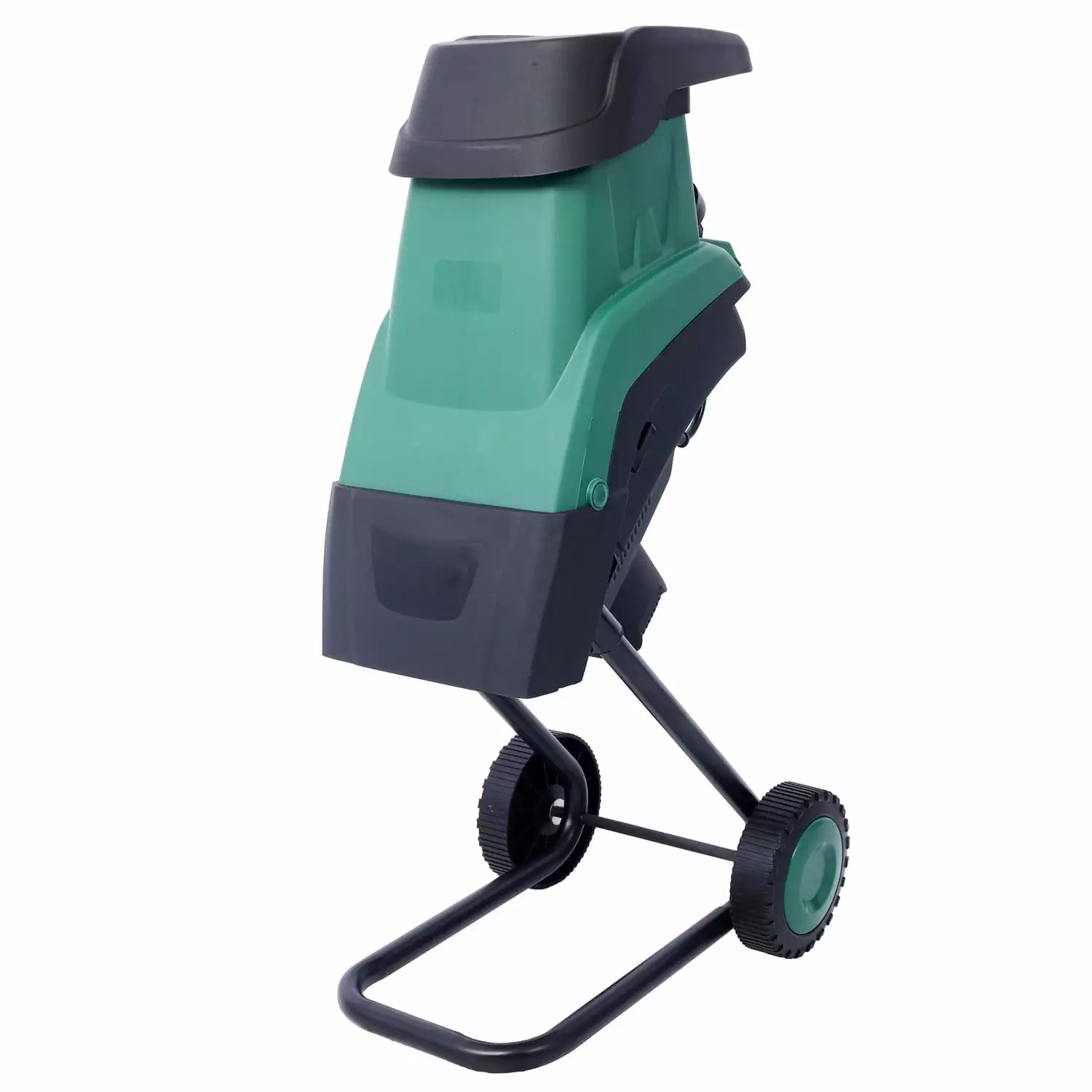 15Amp Electric Wood Chipper Shredder Wheels. Electric Garden Shredder Travel-friendly Chipping Width Gatherion Bag and Dou...